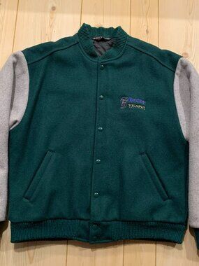 Vintage 90s Sportsmaster Bradley Corporation Plumbing Union Varsity Jacket M